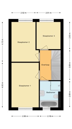 Floorplan - Koningspage 13, 3465 LB Driebruggen